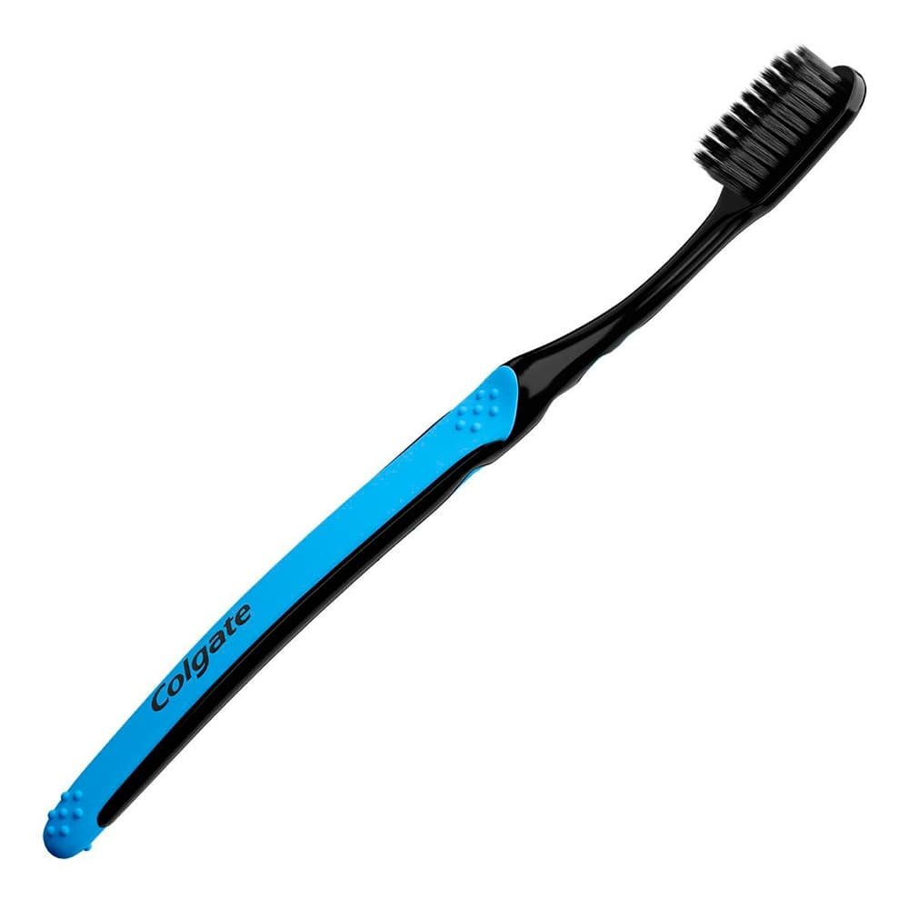 Escova Dental Colgate Slim Soft Black Embalagem com 2 Unidades