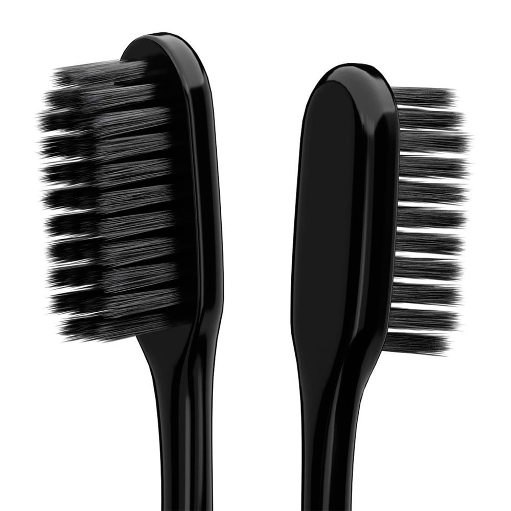 Escova Dental Colgate Slim Soft Black Embalagem com 2 Unidades