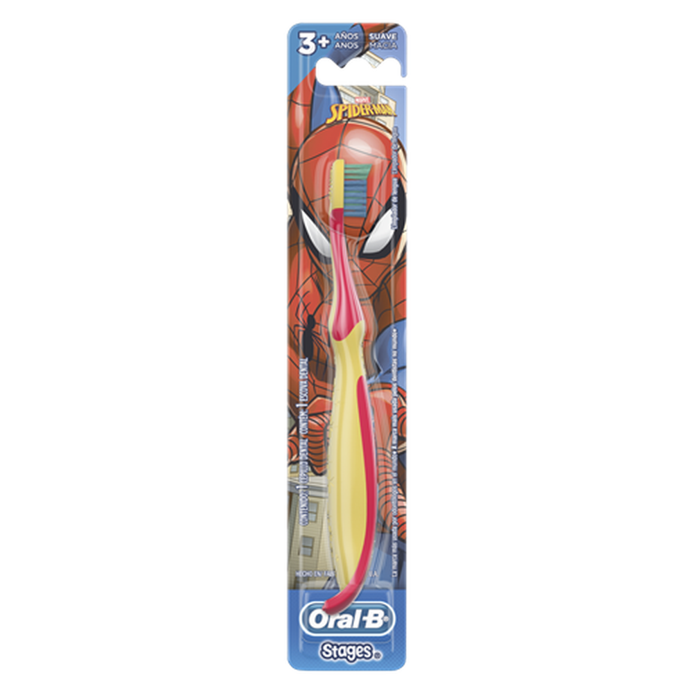 Escova Dent Infantil Stages 3 SpiDermatologicom - ORAL-B