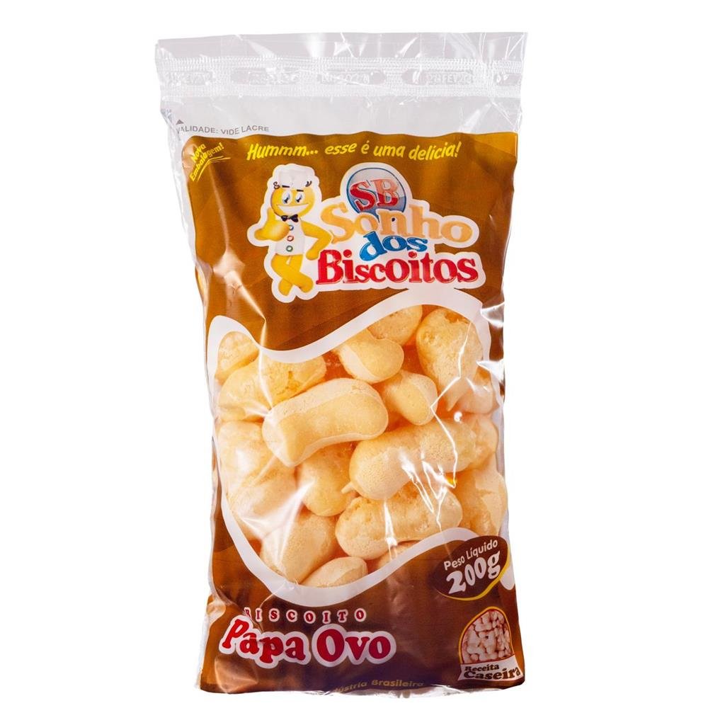 Biscoito Polvilho Papa Ovo 200g Sonho dos Biscoitos