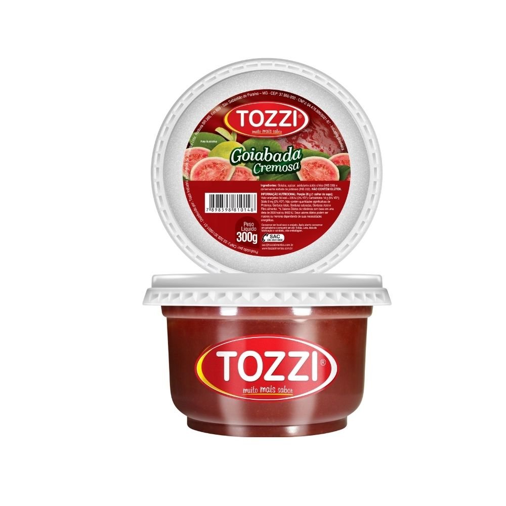 Goiabada Cremosa, 300 G Tozzi Caixa 12x1 | Martins Atacado
