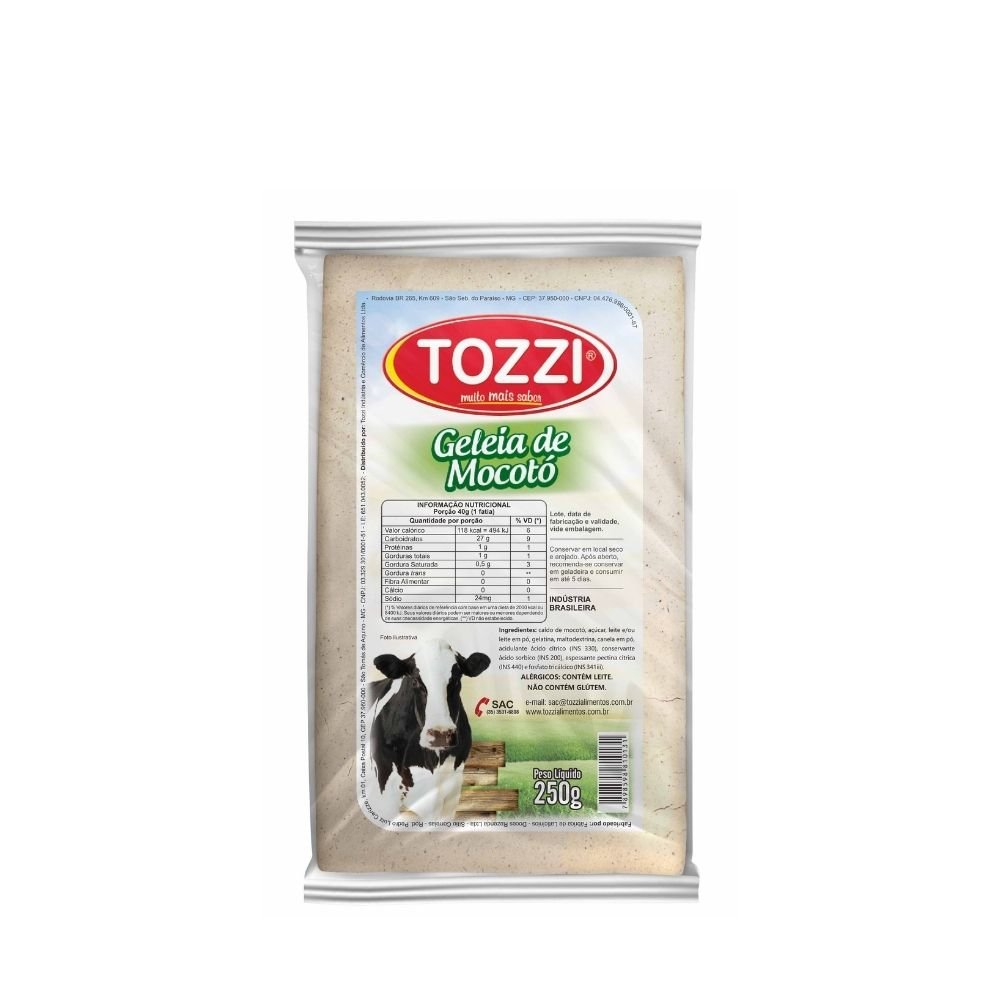 Geleia De Mocoto, 250 G Caixa Tozzi 15x1