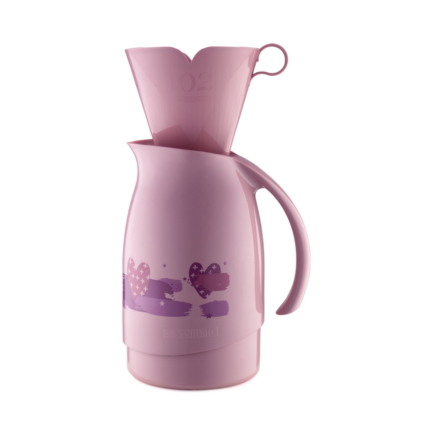 Conjunto Bule 700Ml E Suporte Para Filtro De Cafe Tamanho 102