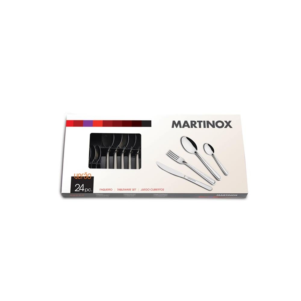 Faqueiro Inox 24 Peças Verão Martinazzo