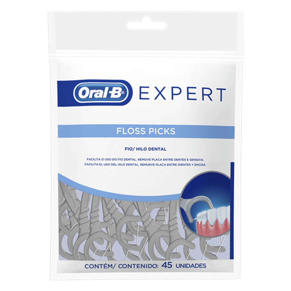 Fio Dental Floss Picks Com 45 Unidades - ORAL-B