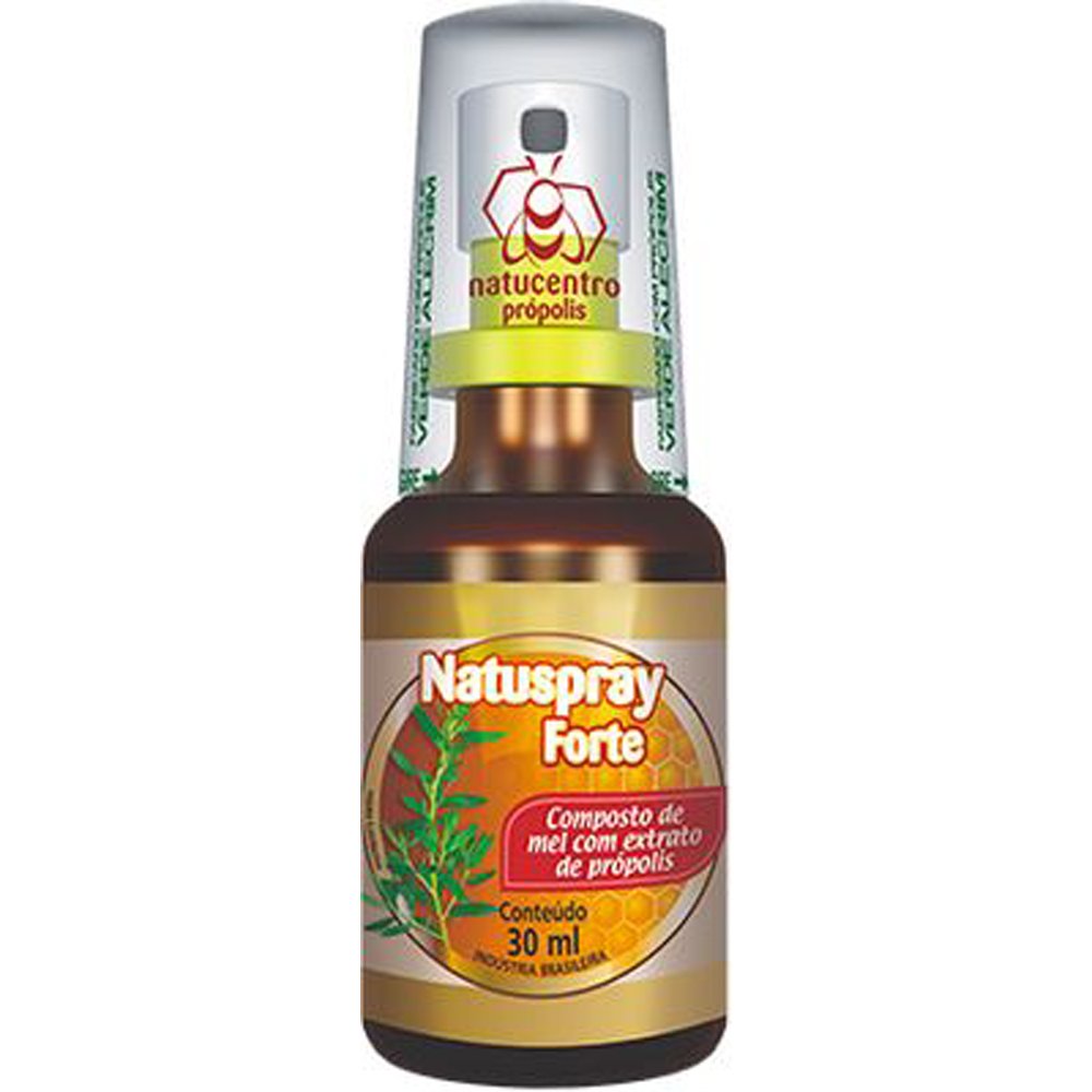 Spray Mel e Própolis Forte 30ml Natucentro