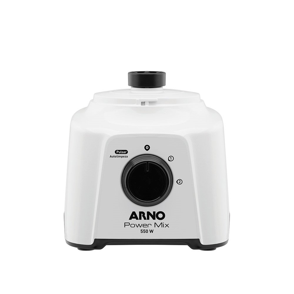 Liquidificador Arno LQ12 Power Mix - Copo de Plástico 2 Velocidades + Pulsar 550W Branco 110V
