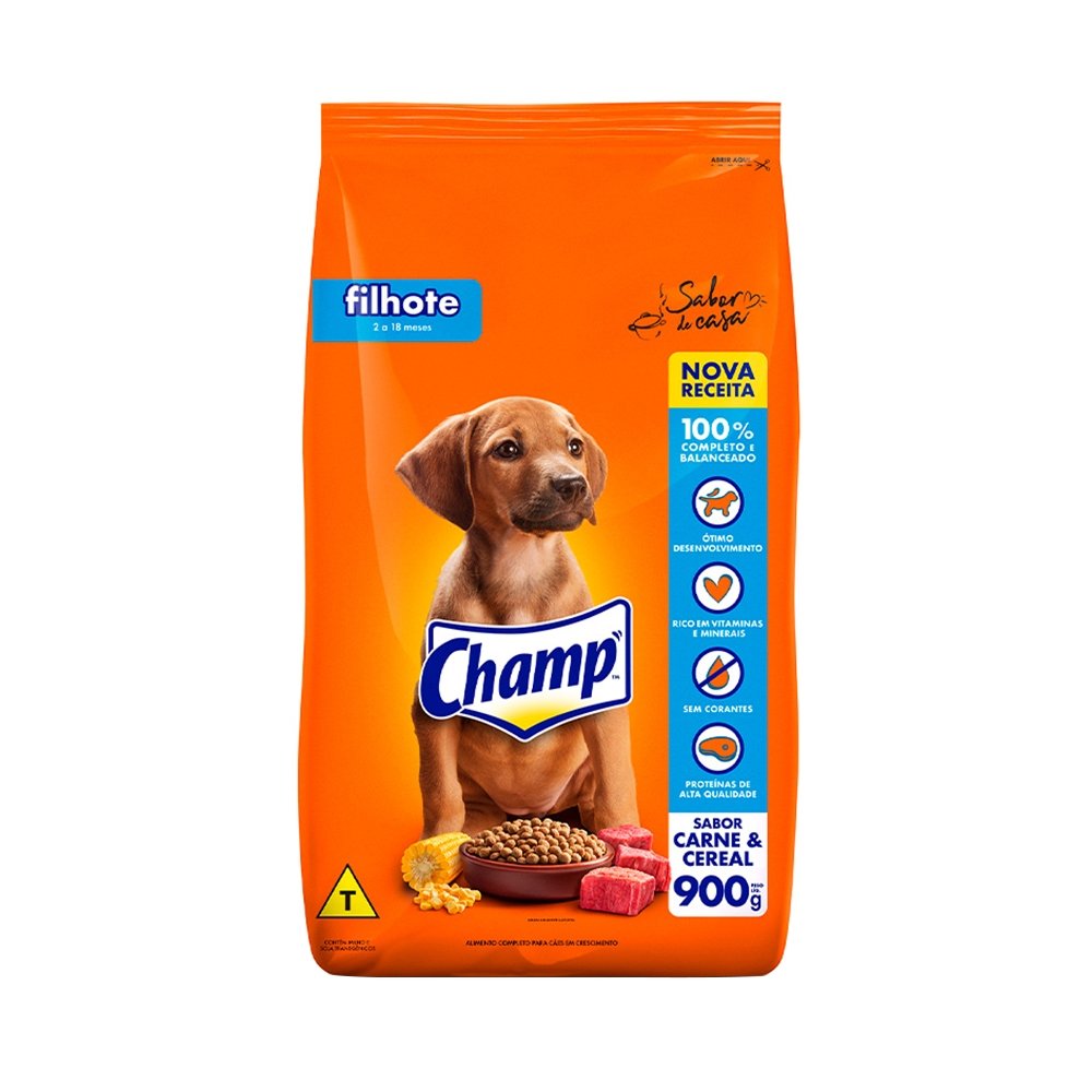 Ração Champ Filhote 900g