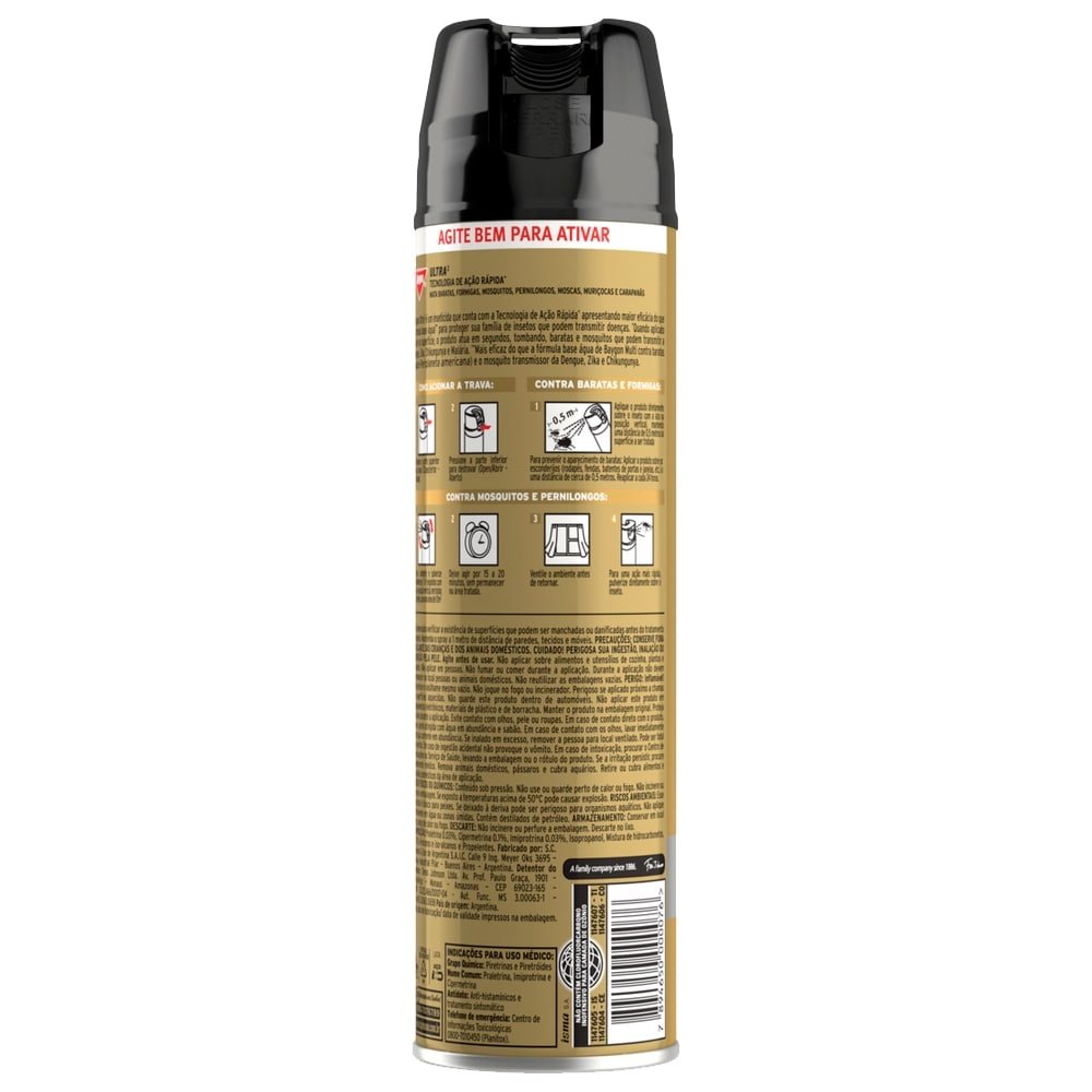 Inseticida Aerossol Baygon Ultra 360ml