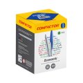 CANETA COMP.ECONOMIC AZUL 100X