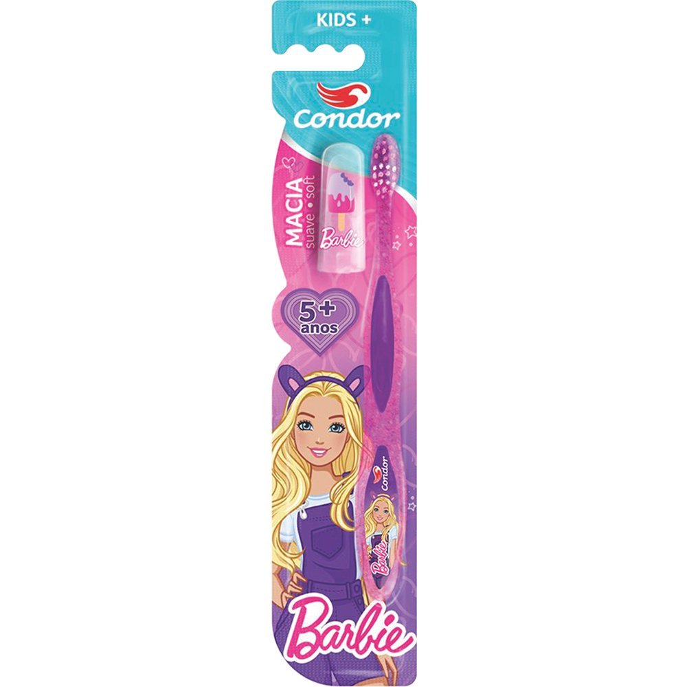Condor Escova Dental Kids Barbie Extramacia 5+ Anos-Unidade/1