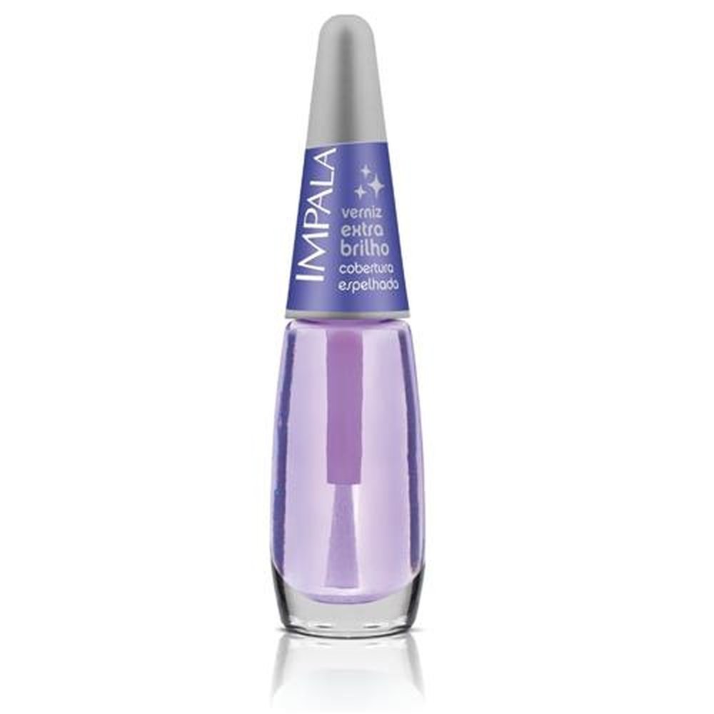 Esmalte Impala Verniz Extra Brilho Corbetura Espelhada 7,5ml