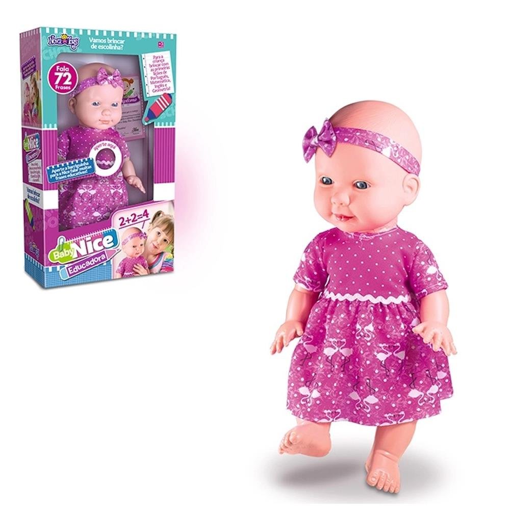 Boneca Nice Educadora 1103 Nova Toys