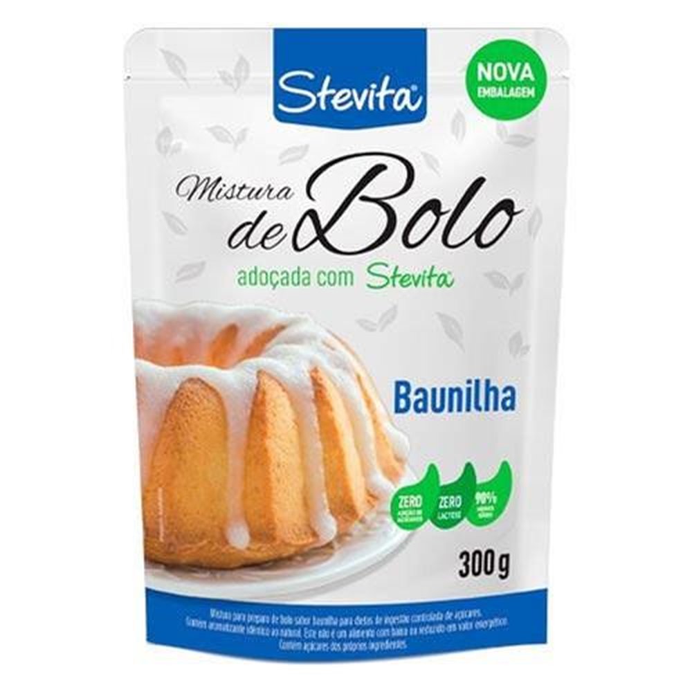 Bolo Stevita Baunilha 300G pouch