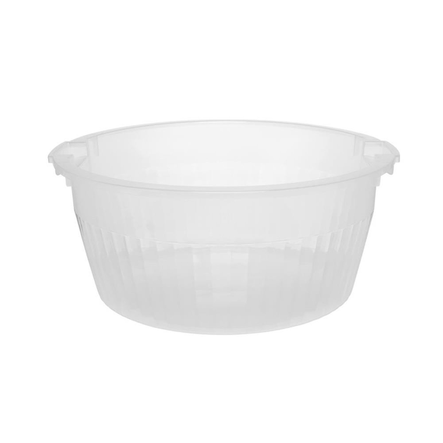 Bacia 30L Canelada Plástica Transparente Jaguar