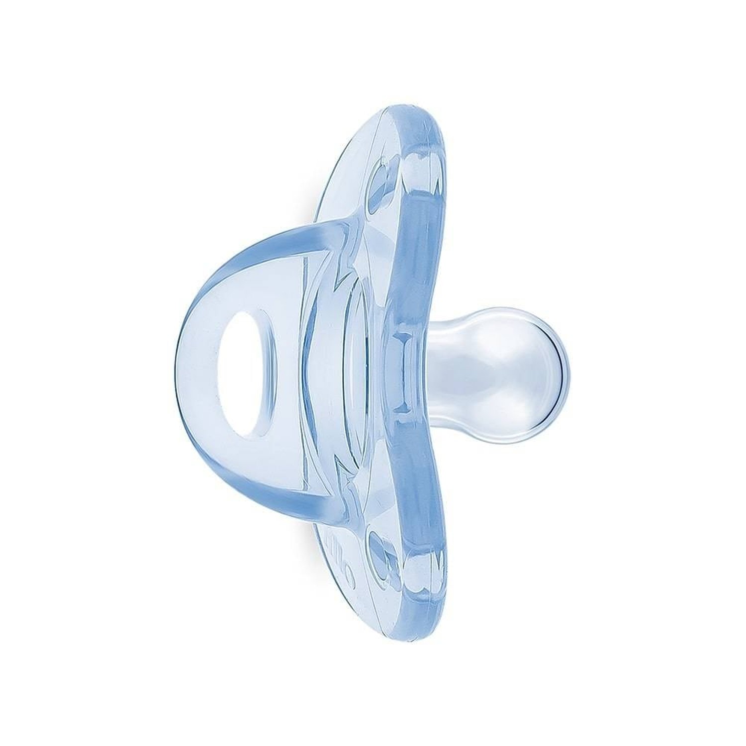 Chupeta Lillo Soft Calming 100% Silicone Simétrico Azul Tamanho 1