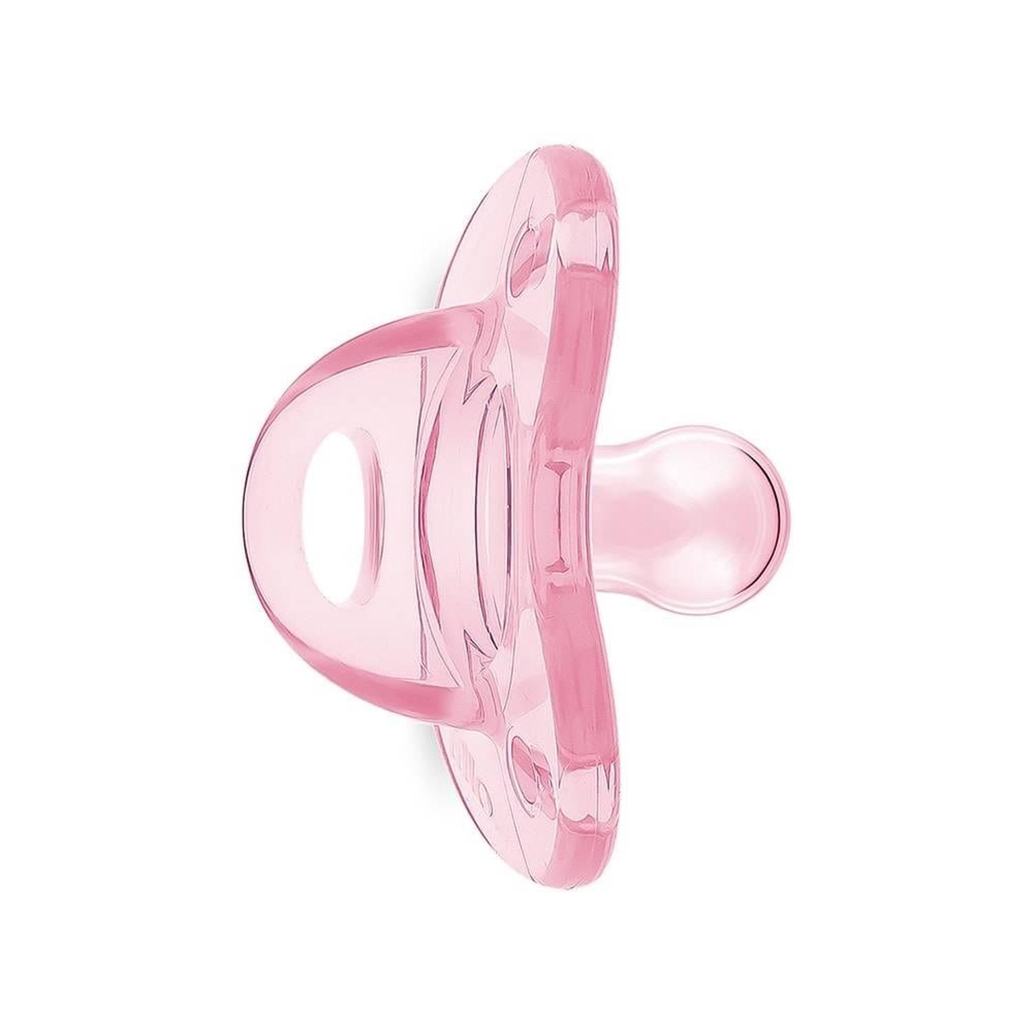 Chupeta Lillo Soft Calming 100% Silicone Simétrico Rosa Tamanho 1