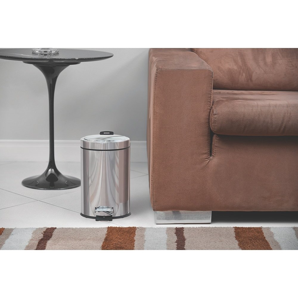 Lixeira Tramontina 5L Inox com Pedal