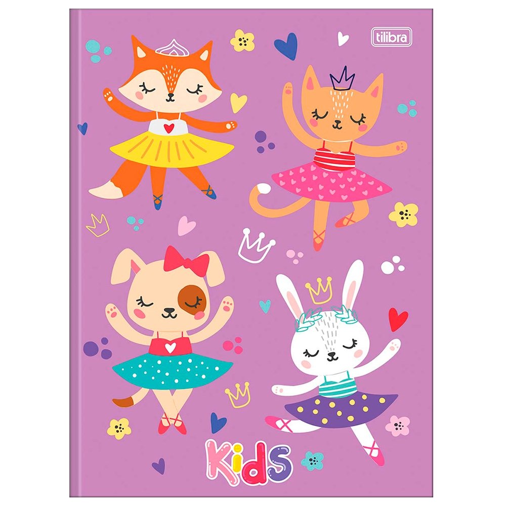 Caderno Costurado Tilibra Universitário Capa Dura Sapeca 96 Folhas - Embalagem com 5 Unidades (Sortidos)