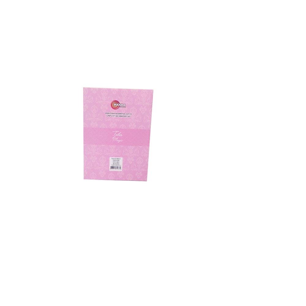Caderno Maxima Costurado Capa Dura 96 Folhas Tales Of Magic Com 5 Unidades