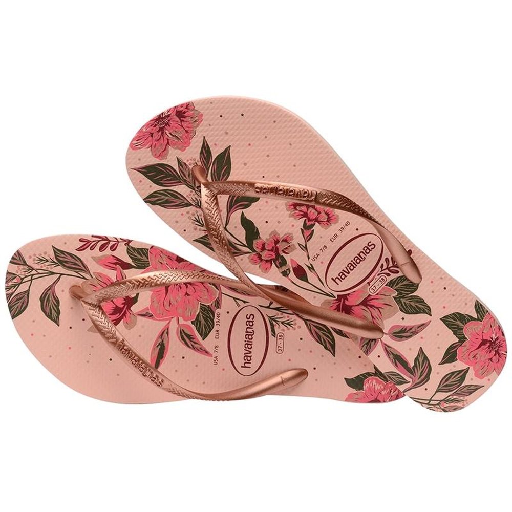 Havaianas Slim Organic Rosa Ballet/Dourado Blush 37/8