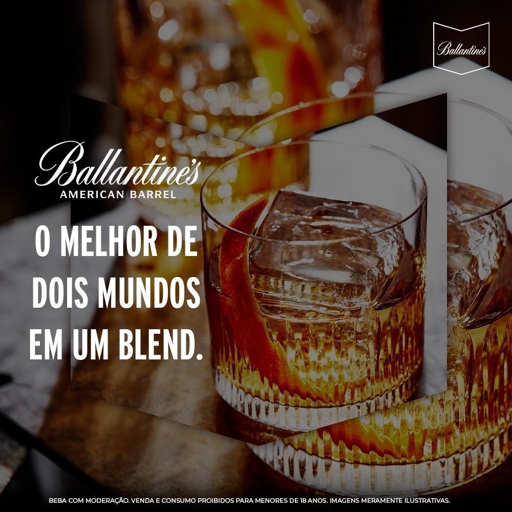 Whisky Ballantine's American Barrel Blended Escocês 750 ml
