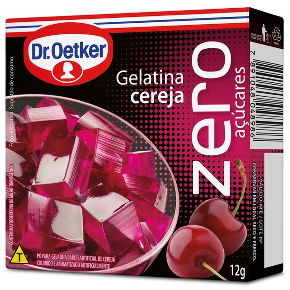Gelatina Zero Dr.Oetker 12g Cereja