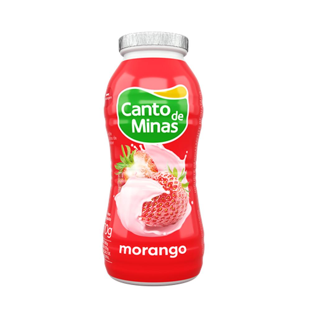 Iogurte Morango garrafa 170g