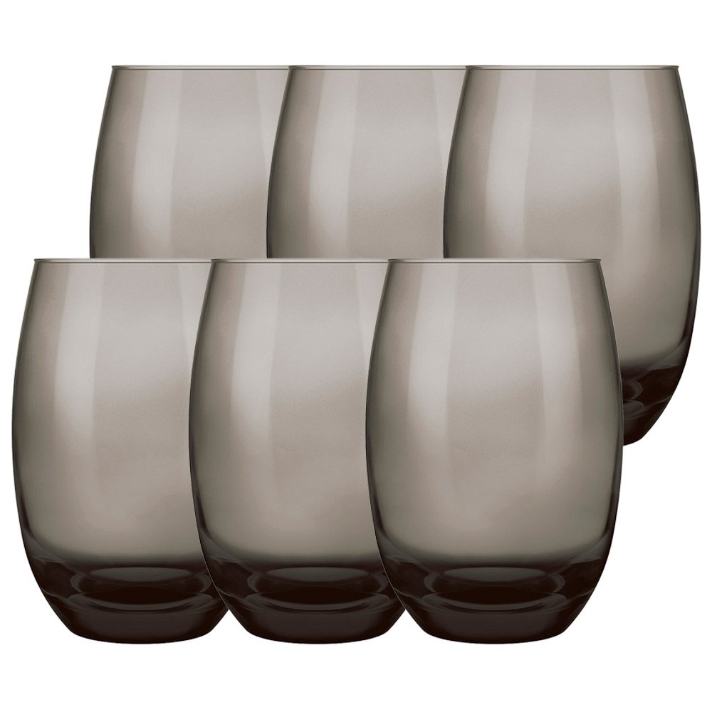 Copo Aruba 465mL Cinza com 6 peças SM