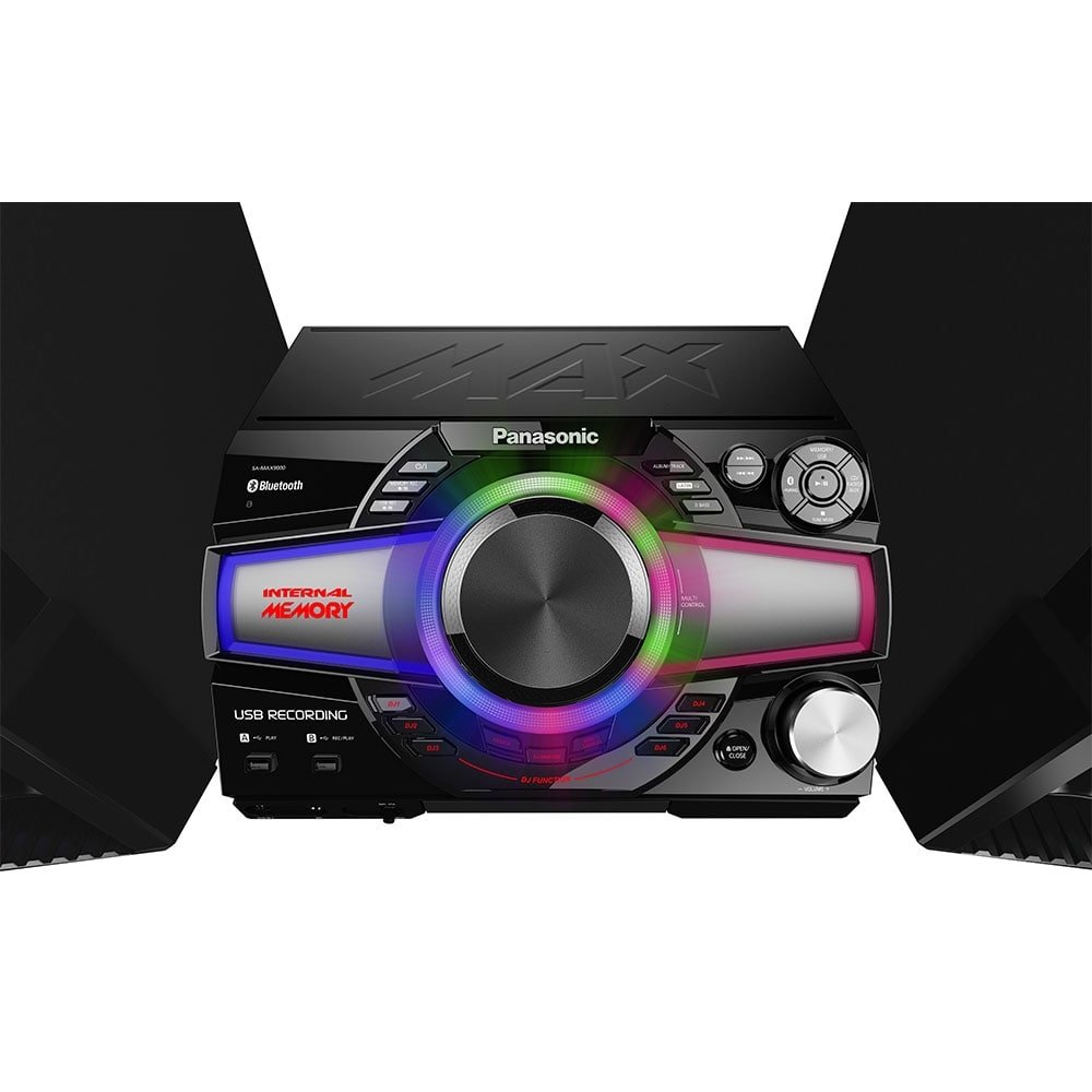 Mini System Panasonic Sc-Max9000Lb, 2 Usb, Bluetooth, Nfc, Max Juke, 3300W Rms