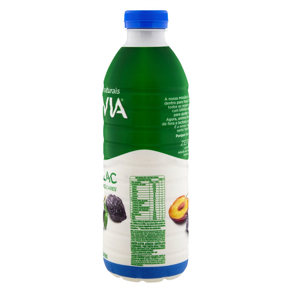 Activia Liquido Ameixa Zero Lactose 1000G