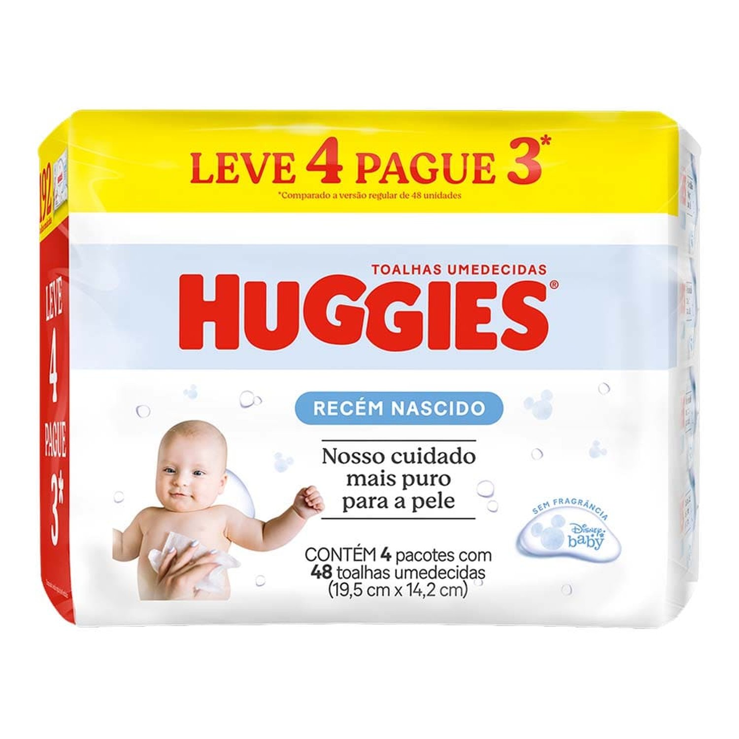 Promo Toalha Umedecida Huggies Com 48 Pure Care Lv4 Pg3