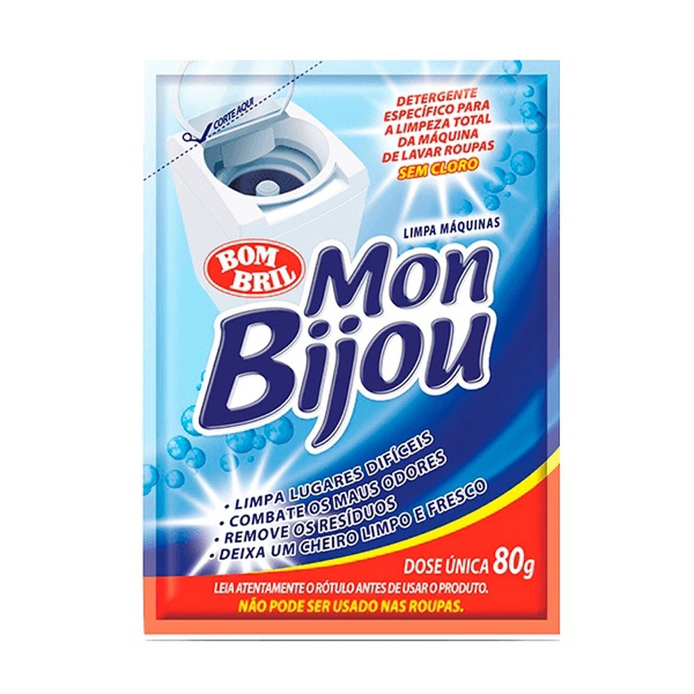 Limpa Maquinas De Lavar Roupas 80g Mon Bijou