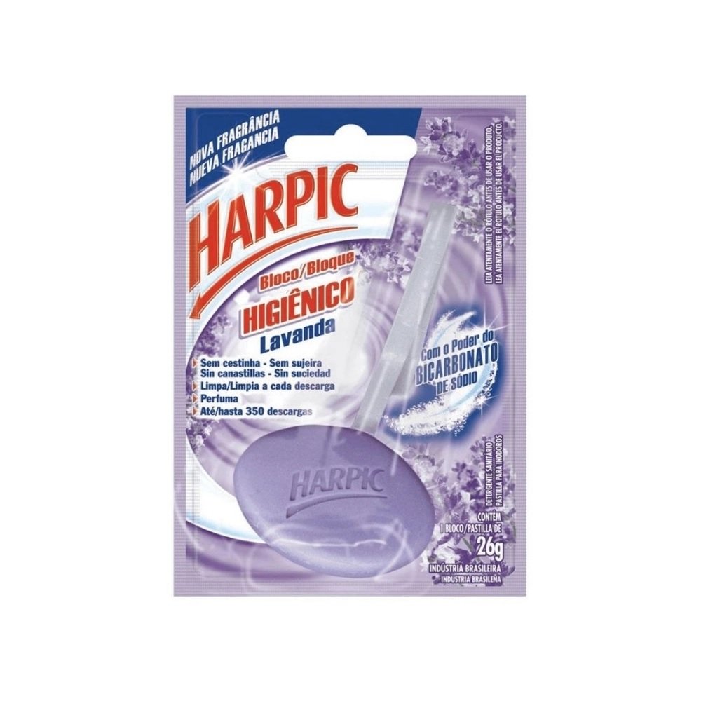 Harpic Bloco Higienico Lavanda 26G-1 Unidade