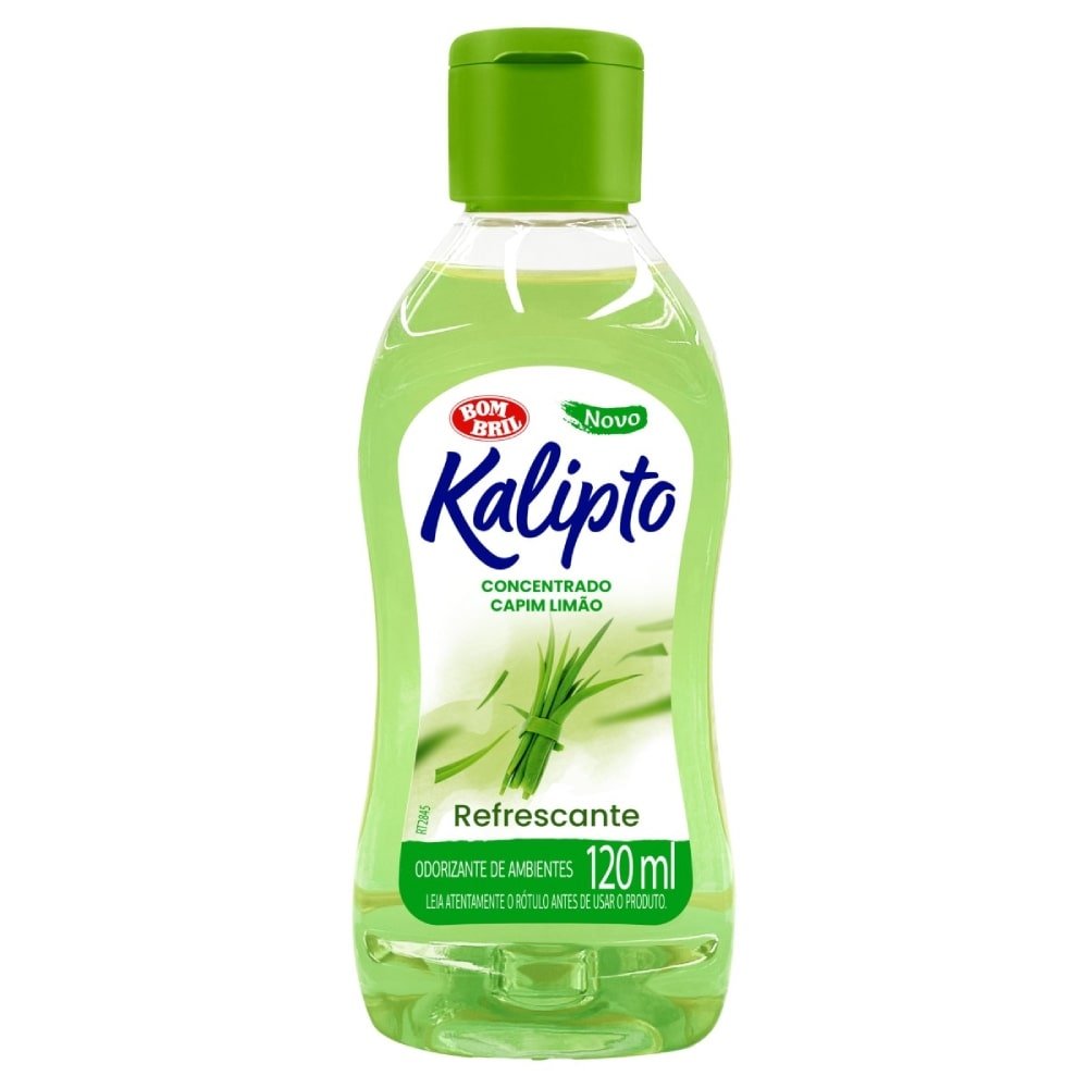 Desinfetante Kalipto Óleo Capim Limão 120ml- Embalagem 12 Unidades