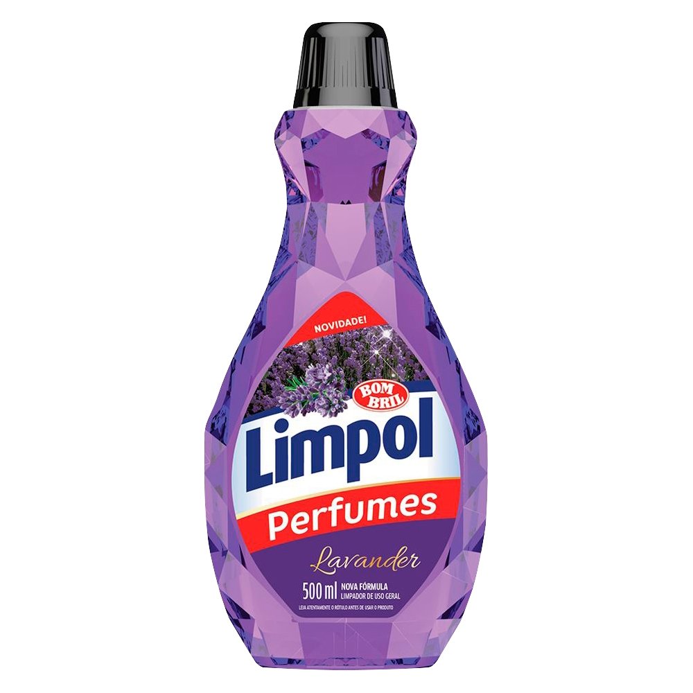 Limpador Limpol Perfumado Lavander Roxo 500ml - Embalagem com 12 Unidades