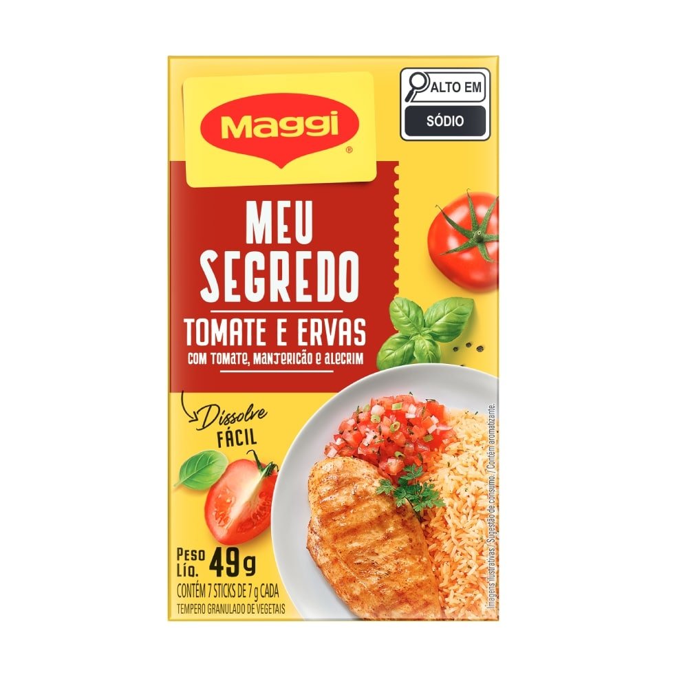 Tempero Maggi Meu Segredo Tomate e Ervas 49g