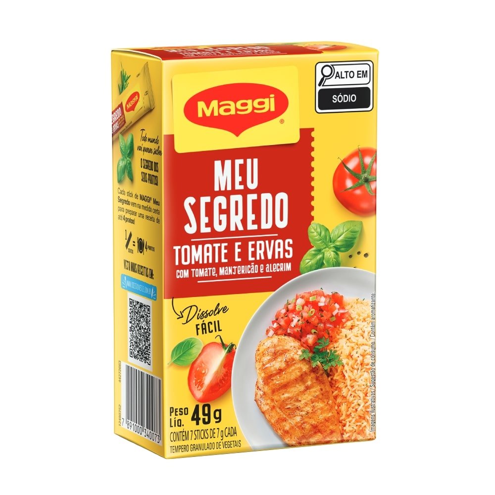 Tempero Maggi Meu Segredo Tomate e Ervas 49g
