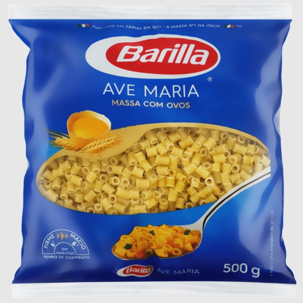 Ave Maria Barilla Com Ovos 500G