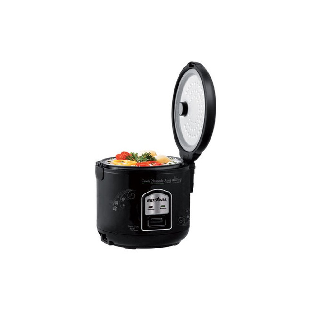 Panela de Arroz Elétrica Britânia PA10 10 Xícaras, Preto, 220V