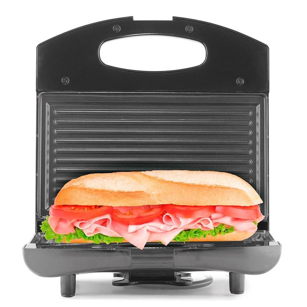 Sanduicheira Grill Mallory Max Antiaderente 750W Preto/Inox 220V