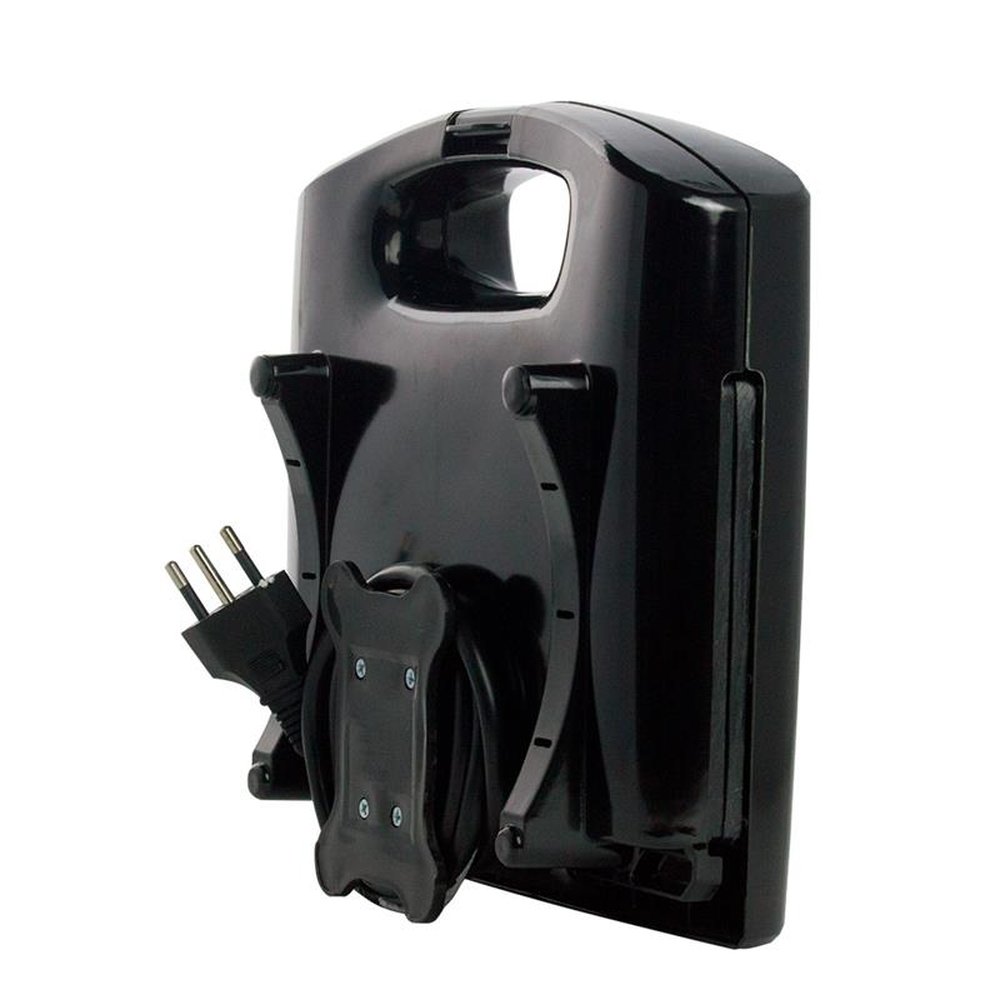 Sanduicheira Grill Mallory Max Antiaderente 750W Preto/Inox 220V