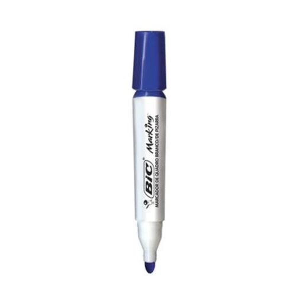 BIC MARCADOR QUADRO BRANCO COM PONTA DE FELTRO ESCRITA AZUL