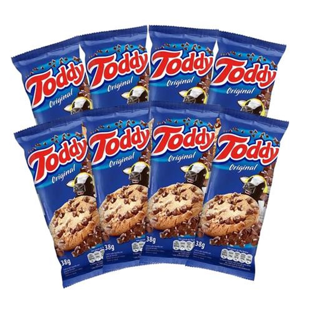 Cookie Toddy Display Com 8 Unidades de 38g Sabor Original Pepsico