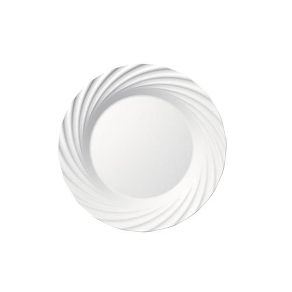 Prato Raso Vidro 26cm Jasmim Nadir Opaline