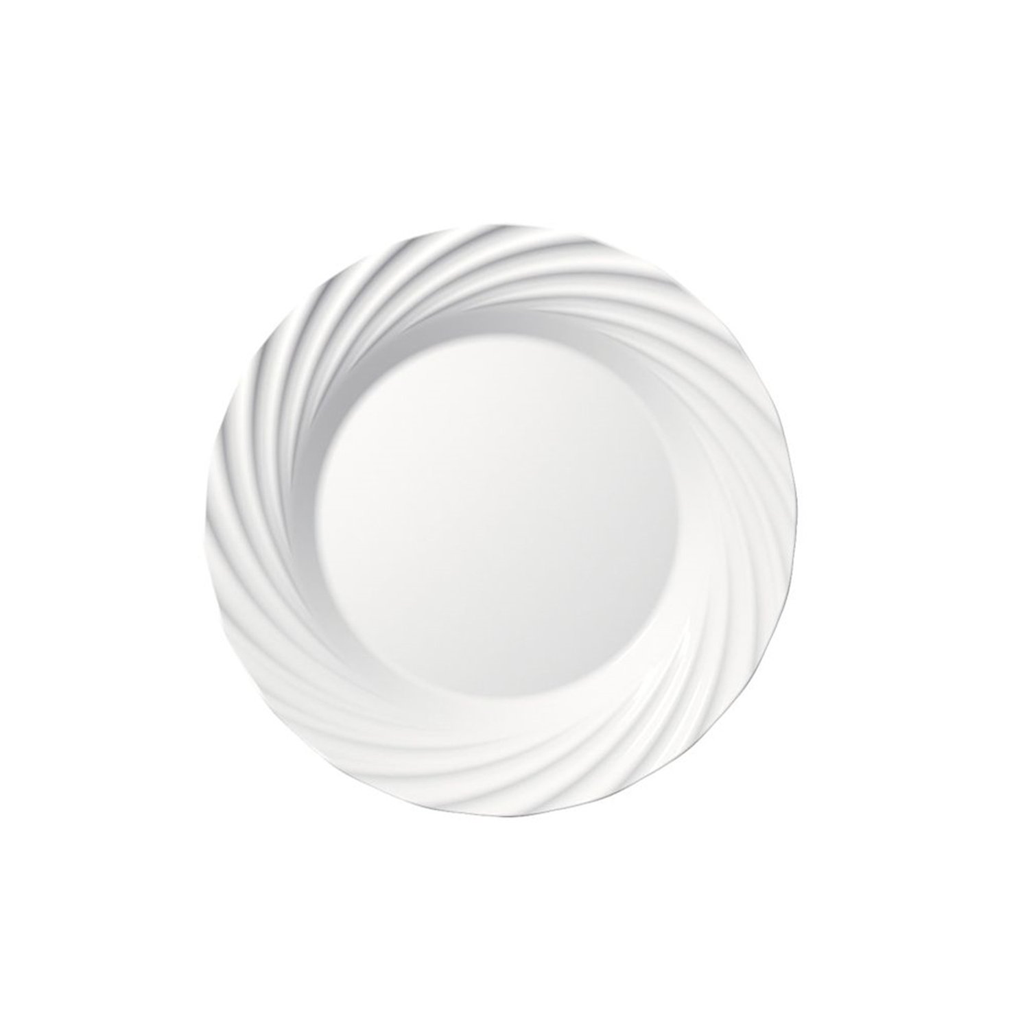 Prato Jasmim Raso Vidro 26Cm Opaline Nadir