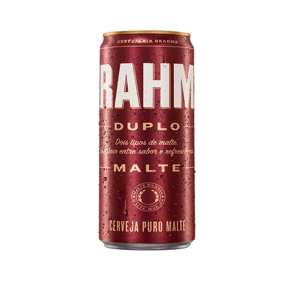 Cerveja Brahma Duplo Malte Lata 269ml