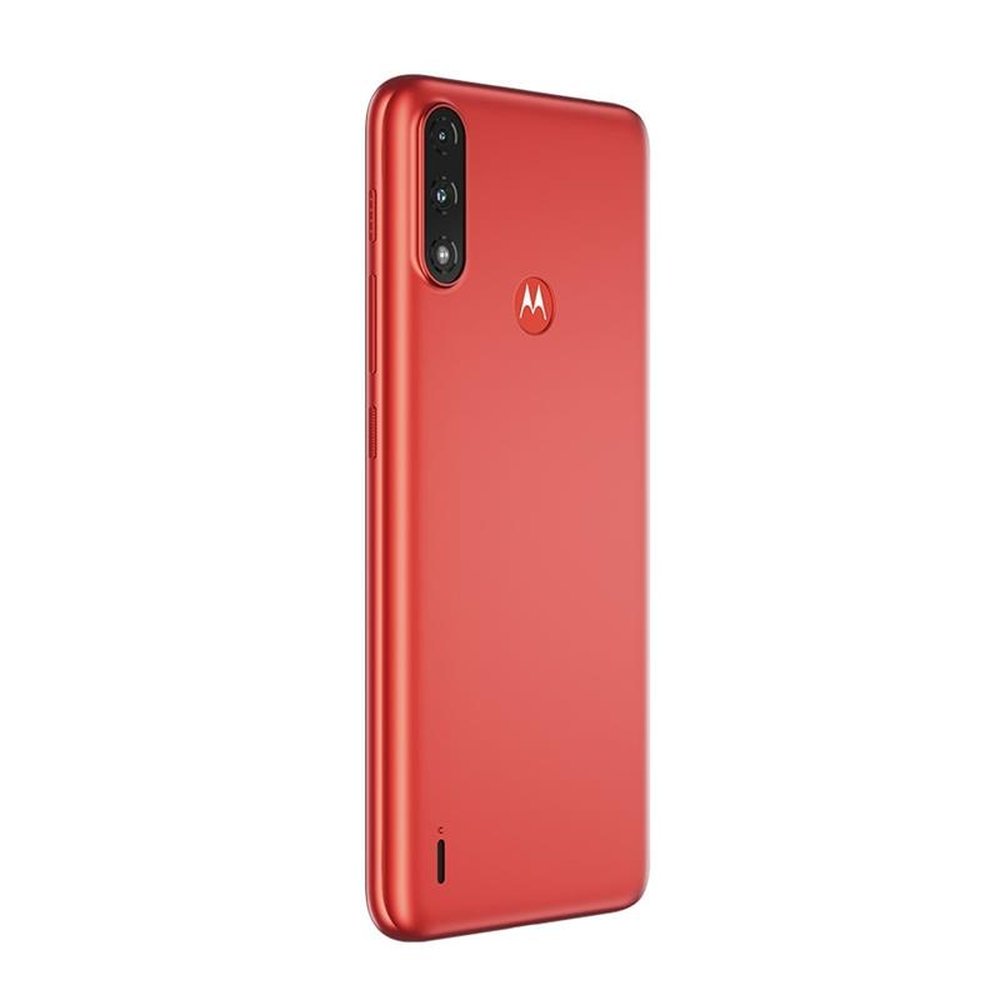 Smartphone Motorola E7 Power, Vermelho Coral, Tela de 6.5", 4G+Wi-Fi, Android 10, Câm. Tras. de 13+2MP, Frontal de 5MP, 32GB