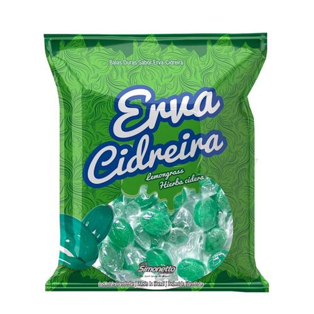 Bala Erva Cidreira 175g (caixa com 40 pacotes)