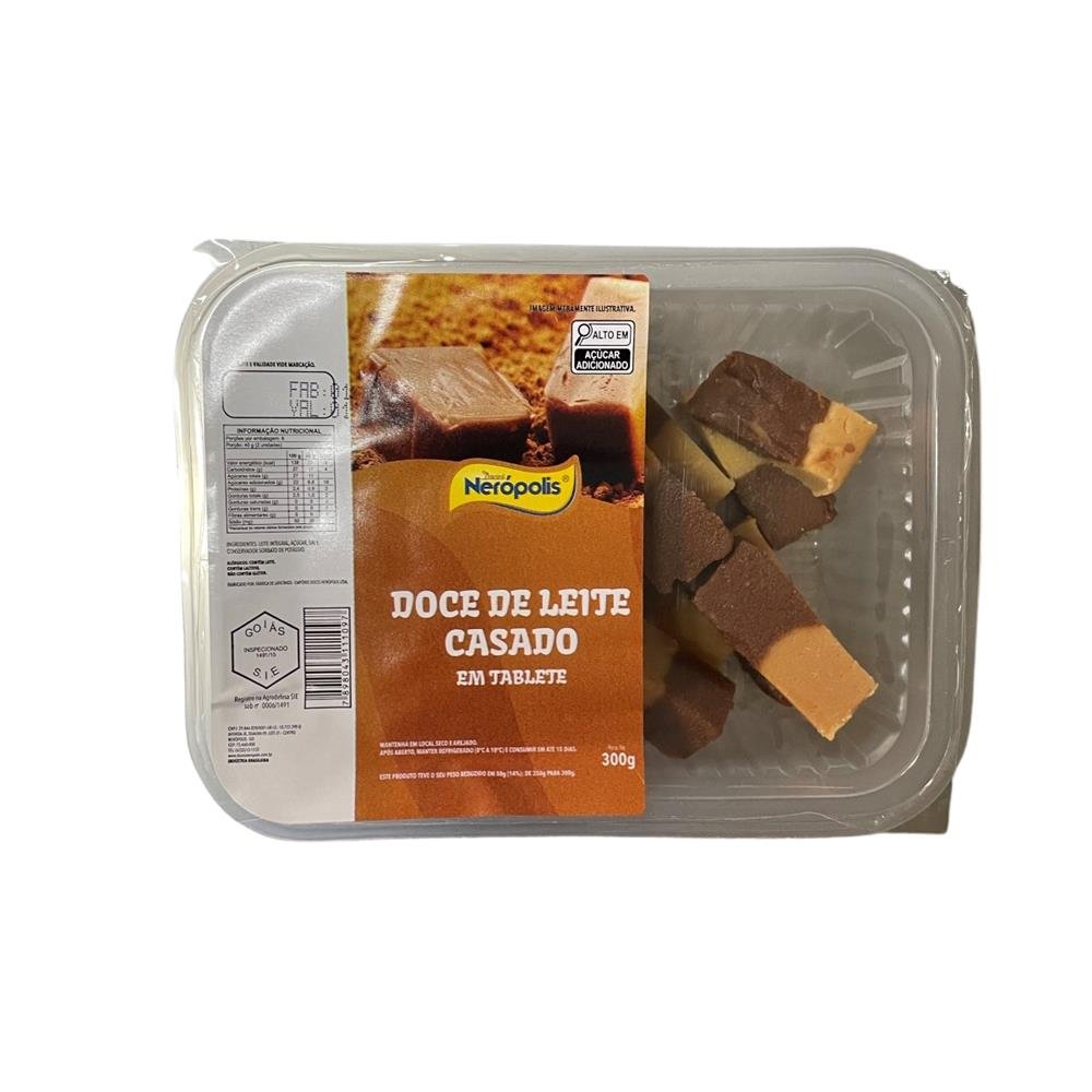 Doce de Leite Casado em Tablete 300g